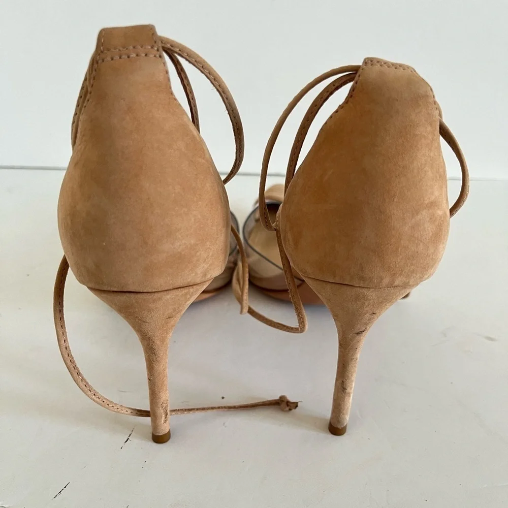 SCHUTZ tan suede